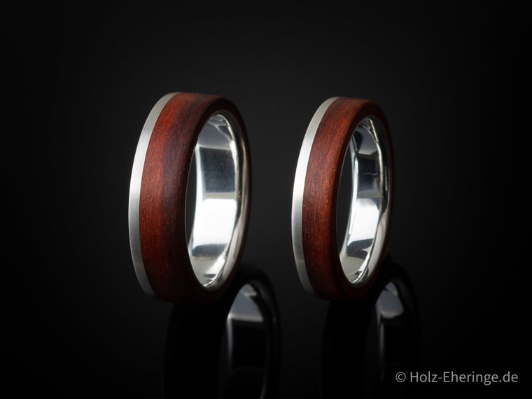 Bentwood Silber Eheringe 9th Edition