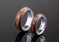 Carbonringe mit Holz kaufen - Partnerringe 3rd Edition Classic