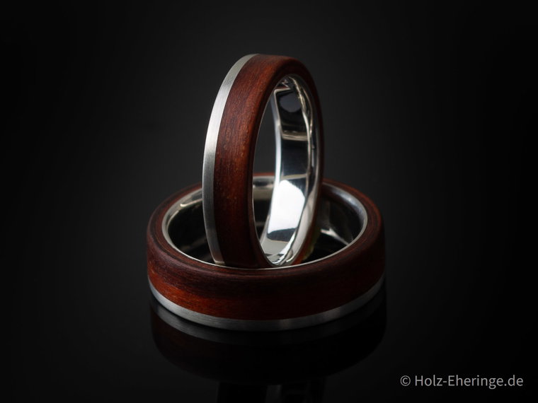 Bentwood Silber Eheringe 9th Edition