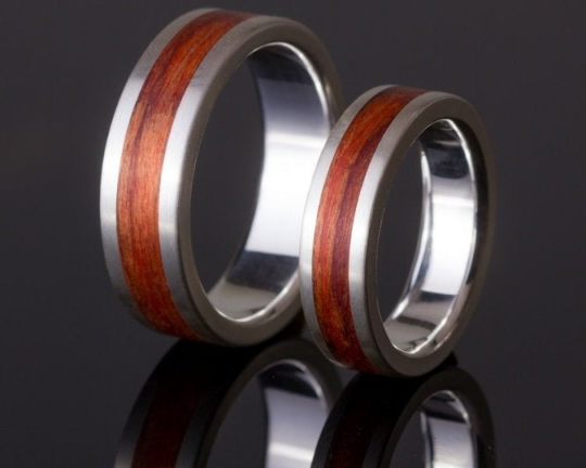 3rd Edition Partnerringe Cocobolo Bentwood