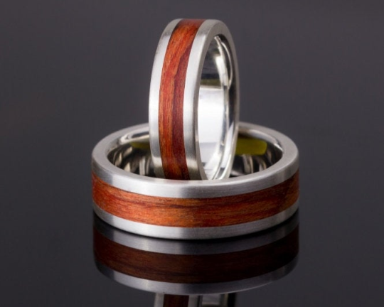 3rd Edition Partnerringe Cocobolo Bentwood