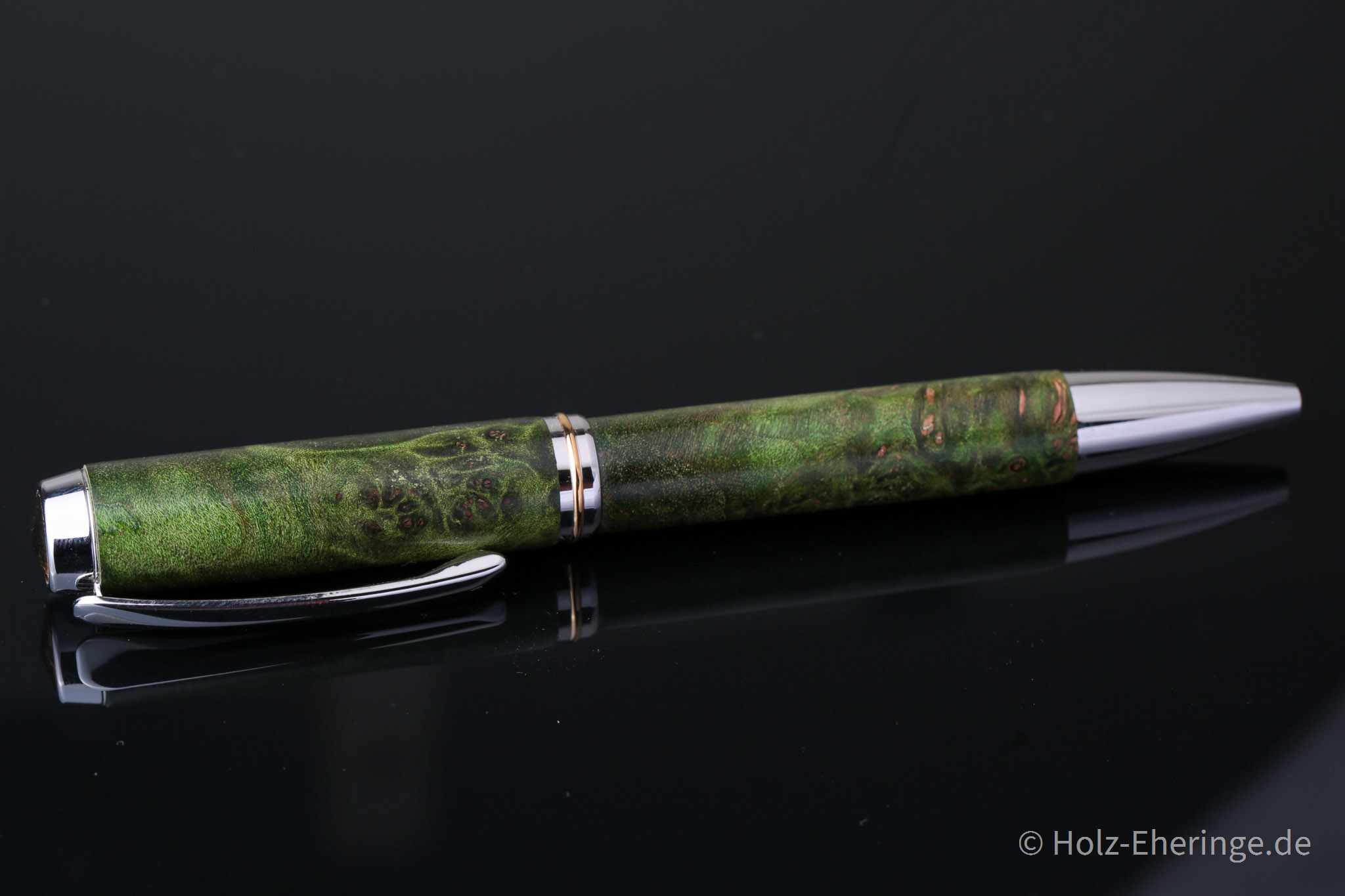 Kugelschreiber mit Ahorn Maserholz