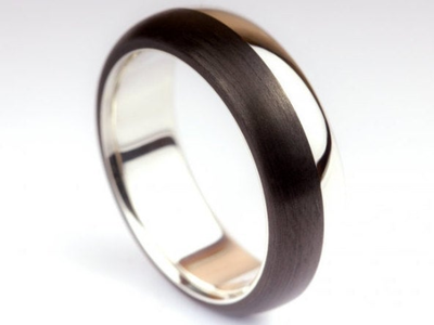 9th bombiert Carbon Ring